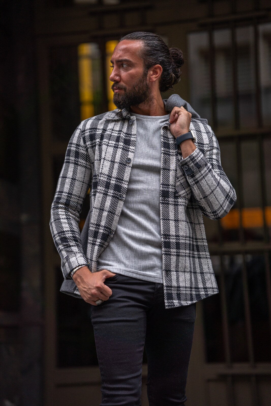 Black-Gray Lumberjack Shirt