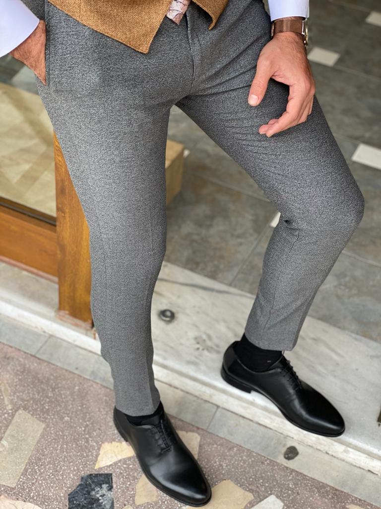 Augusta Gray Slim Fit Trousers