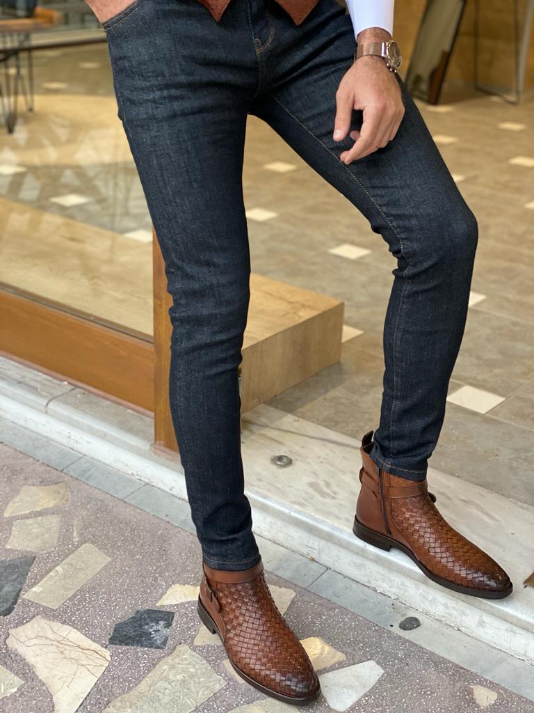 Henderson Dark Blue Slim Fit Jeans