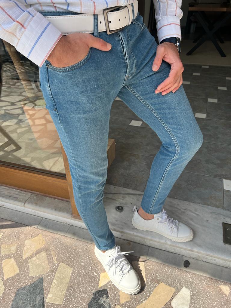 Bologna Blue Slim Fit Jeans