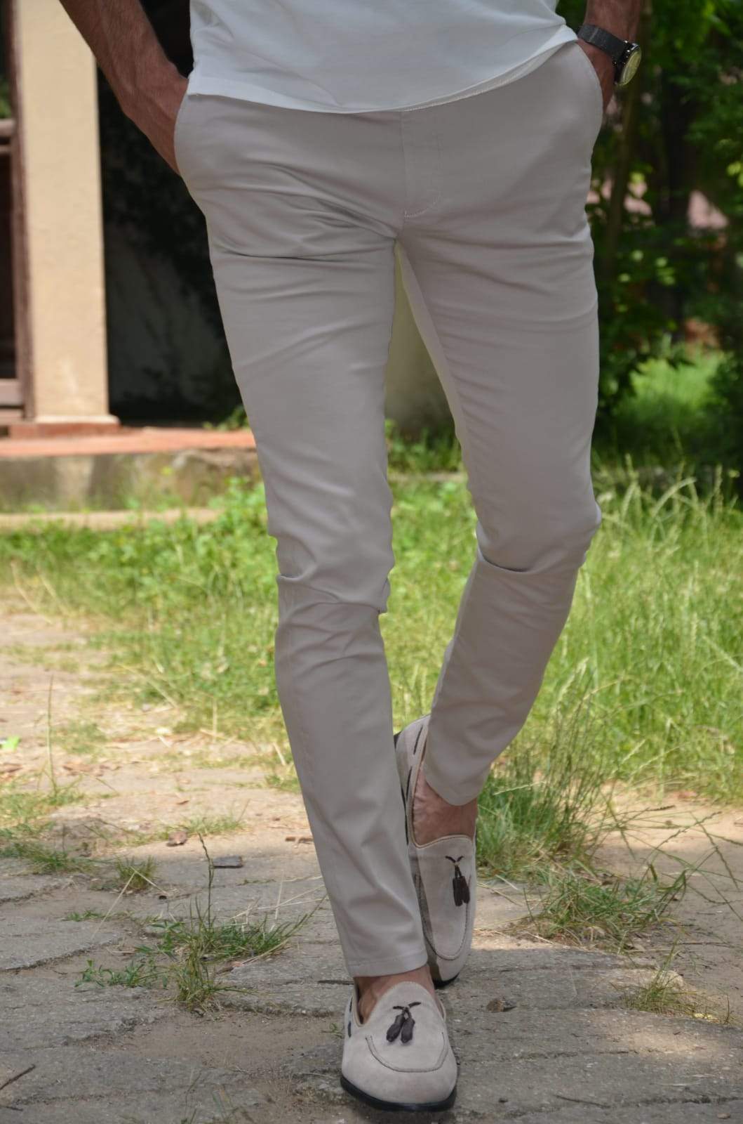 Avila Stone Slim Fit Pants