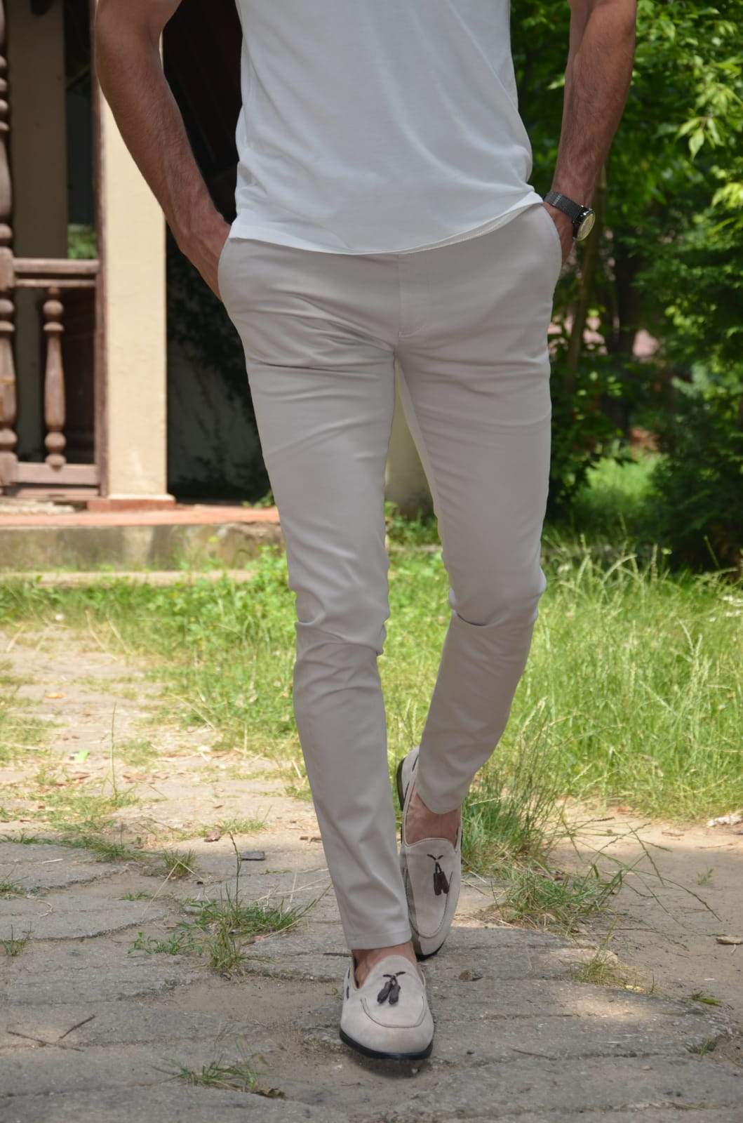 Avila Stone Slim Fit Pants