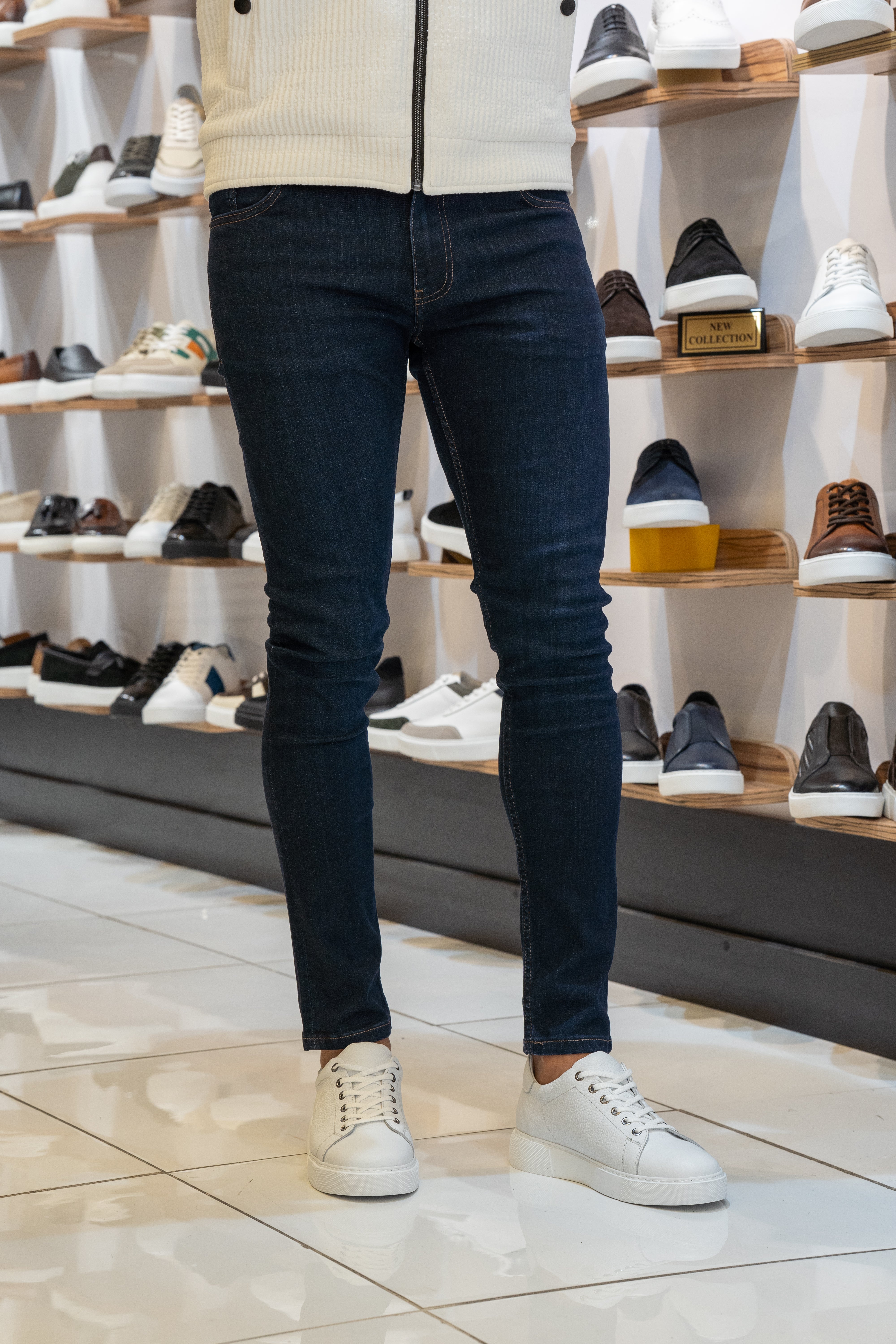 Glenn Navy Blue Jeans
