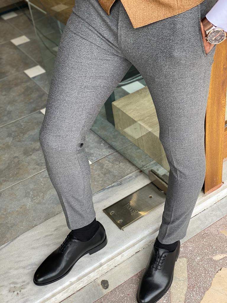 Augusta Gray Slim Fit Trousers