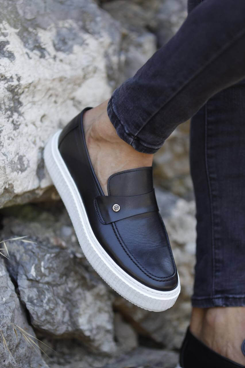 Navy Blue Slip-On