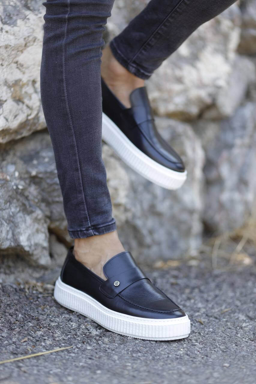 Navy Blue Slip-On